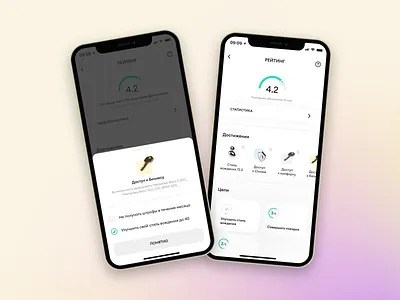 User Rating 𐄂 Carsharing Delimobil achievement app car carsharing details figma gamification goals inspiration interface ios mobile muzli rating rent sketch ui updating user ux