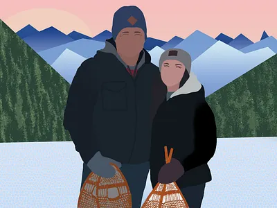 Photoshopped Family art illustration photoshop