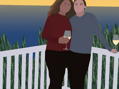 Photoshopped Family art illustration photoshop