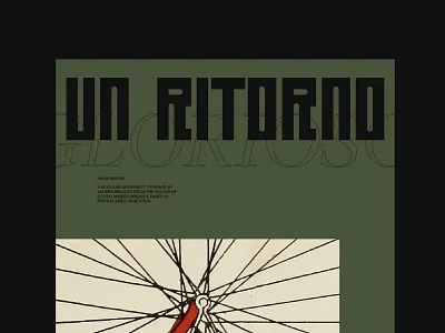 Ritorno design display font graphic design lettering type typography