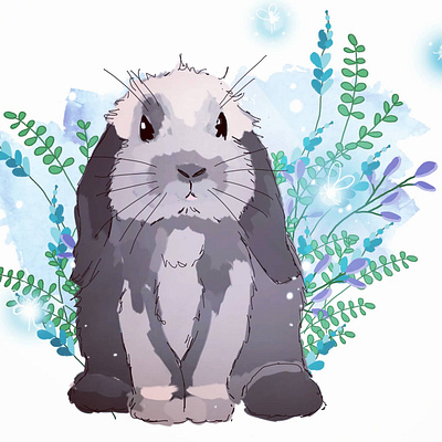 Fairy Bunny art artwork design illustration illustration art illustrations illustrator photoshop vector