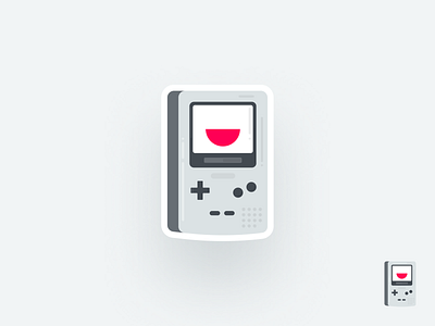 Unfold Gameboy design fun gameboy games illustration modern nintendo sticker