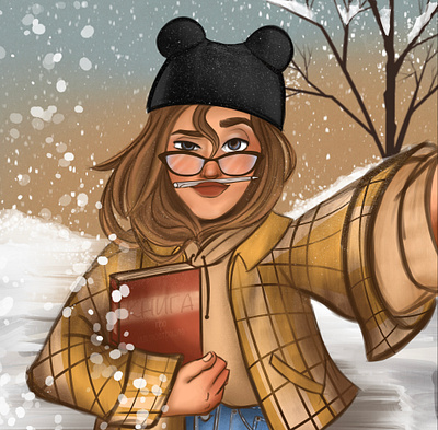 Illustrator girl art artist design illustraion illustration minimal procreate