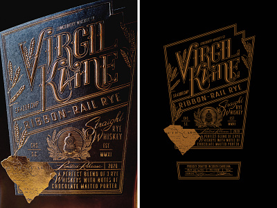 Close Up design illustration label label design lettering liquor package package design packaging design rye spirits typography whiskey