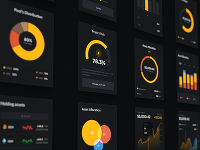 Data Visualization dark data visualization uidesign