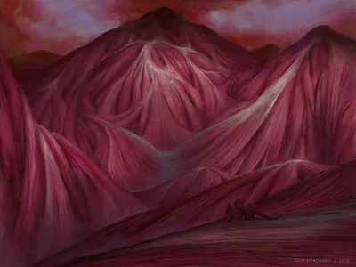 Delta Muscle Mountain art artistmef concept art design fantasy igor vitkovskiy illustration muscle organic photoshop surreal surrealism