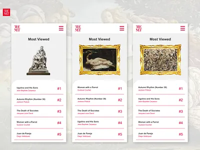 Da Met Leaderboard analytics app art artwork artworks dailyui dailyuichallenge design design a day leader board leaderboard minimal the met ui