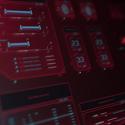 Cyberpunk_Ui abstract after effects background color computer data design film fui hud illustration illustrator interface light octane real time technology ui ux vector