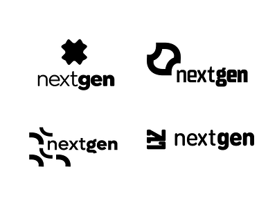 Next Gen Logos 4 branding design graphicdesign icon iconography illustration minimal typography ux vector