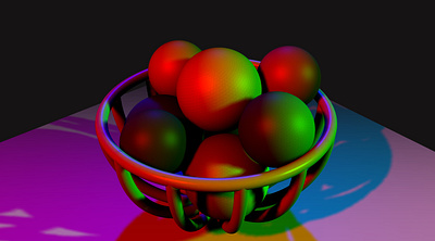 ball bowl 3d 3d art experiment lighting