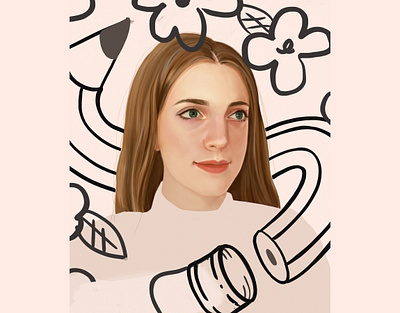 Portrait II digital illustration digital painting illustration photoshop portrait realism