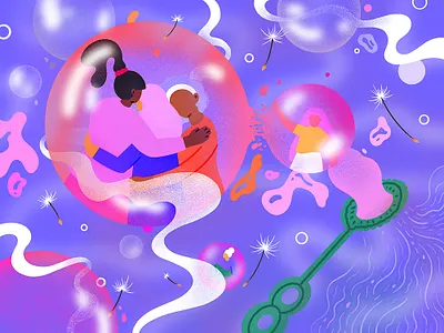 Fragile Friendships editorial editorial illustration illustration procreate the washington post washington post