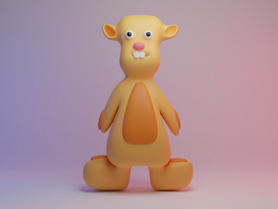 Teddy bear 3d 3dartworrk b3d blender design teddy bear