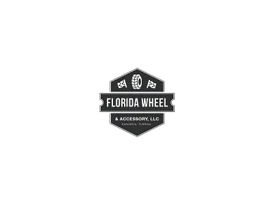 Florida Wheel & Accessory brand identity logo logo design