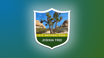 Joshua Tree National Park Badge badge collection reward travel travel app