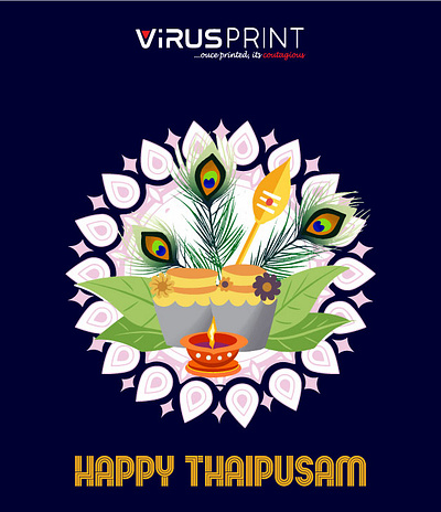 Happy Thaipusam Design 2020 logo best logo graphic art graphic design graphic designer graphicdesign hyeder360 logodesign