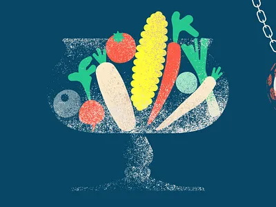 Food System Fragility Illustrations article covid covid19 equity food food illustration food systems health healthy inequality inequity ladders pyramid socioeconomic spot illustration