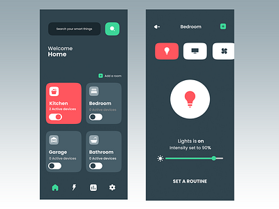 Smart Home 3d app app design apple branding color colorful dribbble figma ios app design modern modern design responsive design ui uidesign