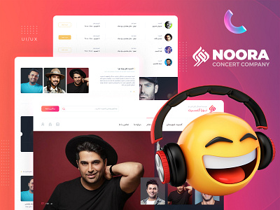 Concert UI/UX Website Design concert music musicweb ui ui ux uidesign uimusic webdesign websiteui webui