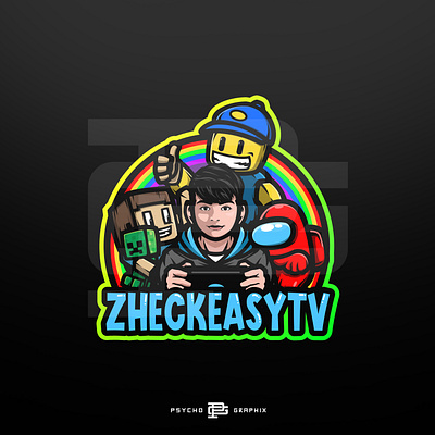 zheckeasyTV avatar logo design avatardesign branding custom design esport esportslogo illustration logo logodesign vector youtube logo