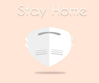 Mask branding coronavirus design icon illustration illustrator logo mark mask stay home stay safe typography vector vector illustration