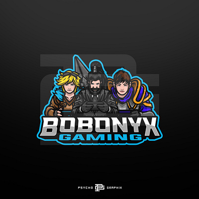 BOBONYX AVATAR LOGO DESIGN avatardesign branding custom esport logo esports illustration logo mascot mascot logo