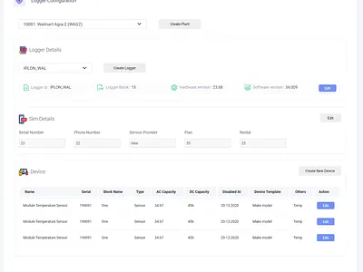 logger configuration page adobe adobe illustrator adobe photoshop adobe xd adobexd configuration dashboad dashboard dashboard design dashboard ui data data logger design signup solar solar energy solar panel solar panels ui