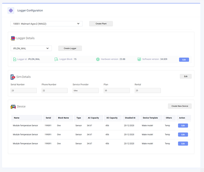 logger configuration page adobe adobe illustrator adobe photoshop adobe xd adobexd configuration dashboad dashboard dashboard design dashboard ui data data logger design signup solar solar energy solar panel solar panels ui