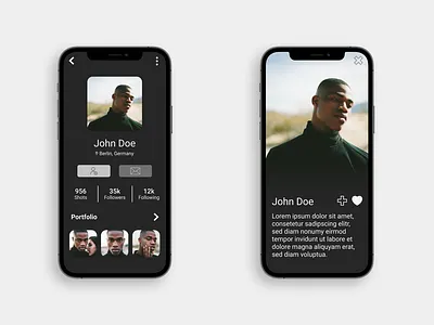 User Profile dailyui dark mode dark theme darkmode darktheme onepull ui design uidesign user profile userprofile ux design uxdesign uxui