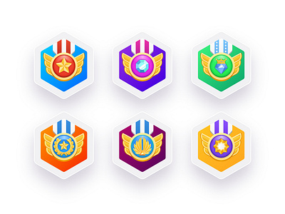 Medals 3d app award awards gold gradient graphic design illustration medals ui uiux ux vector vector artwork