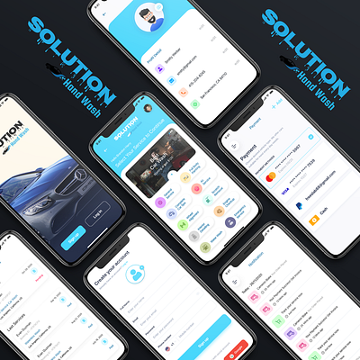 Car Services App application daily 100 design icon illustration ios mobile product sketchapp ui vector