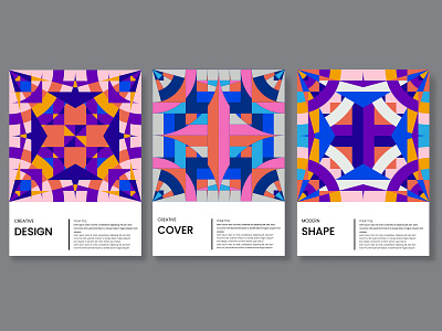 Geometric cover design collection. abstract abstract art abstract design catalog design composition design design art geometric geometric design geometric illustration geometry minimalism minimalist design pattern poster poster collection print vector