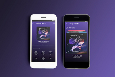 DailyUI #009 - Music Player dailyui mobile music