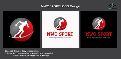 MWC Sport Logo attractive authority classic design energetic figma logo logodesign modest powerful simple sport sportlogo sports sporty ui