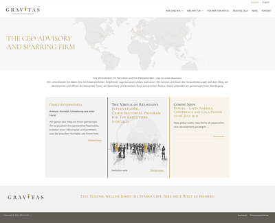 Gravitas Webdesign corporate design logodesign