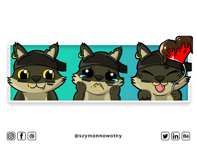 Twitch all military cat emotes! art artist artwork design designer digital digitalart drawing emoteart illustration szymonnowotny twitch twitchemote twitchemotes