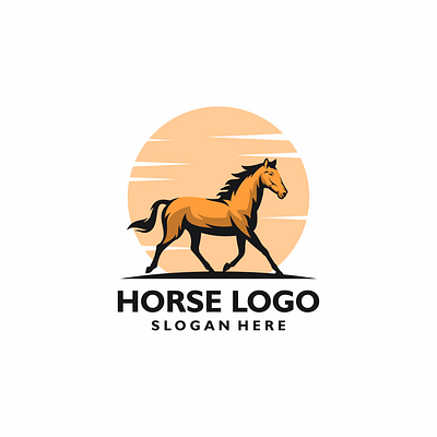 horselogo animals creative design grafis horse horse logo icon modern vektor
