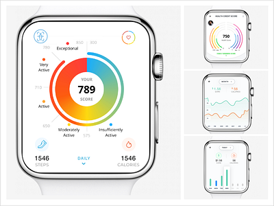 HealtCare Smart Watch App app calories fitness fitness app fitness website health and fitness health app health card health care healthcare points smartwatch smartwatch app steps uiux watchapp watchface wearable wearable tech wearables