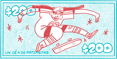 Skate 2 character design illustration procreate skate skateboard
