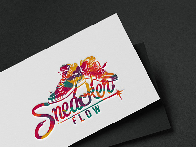 Sneakers Logo Design art brand brand identity branding creative design fashion design flat design graphic design illustration logo logo design logotype modernism shoes sneakers typo typogaphy vector