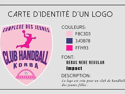 Club Handball Logo design illustration logo ui