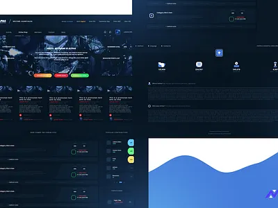 Alpha Speedster - IPS Template by nEx.perts Team adobe css dark design designer frontend game gaming gaming site gaming website html html css invision new photoshop web webdesign website