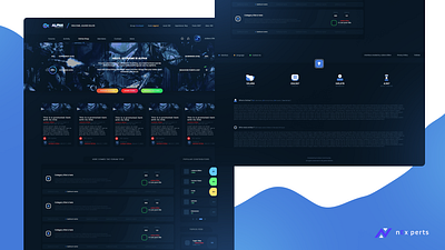 Alpha Speedster - IPS Template by nEx.perts Team adobe css dark design designer frontend game gaming gaming site gaming website html html css invision new photoshop web webdesign website