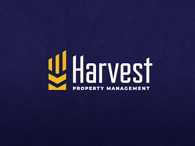 Harvest Property Management brand branding clean design identity logo texture type typography vector