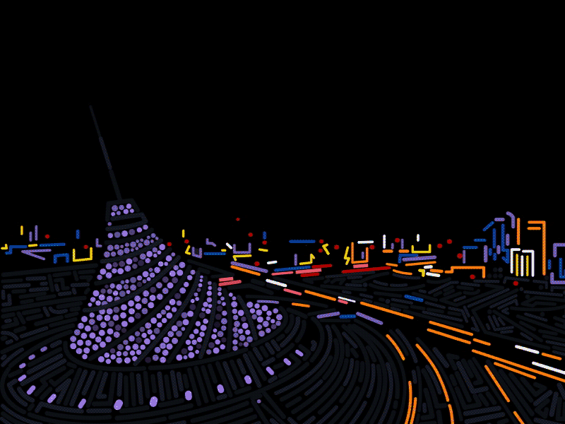Example of Puantilism # 4 / Nur Sultan
