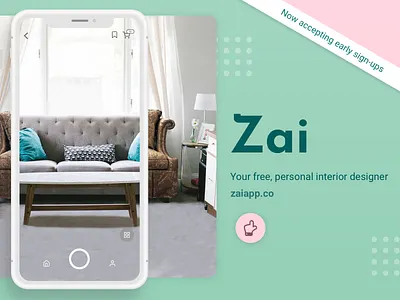 Zai: New AR Interior Design App ai app app design ar artificial intelligence augmentedreality interior interior decor interior design interior design ideas interior designs interiordesign interiordesigning principal prototype sketch