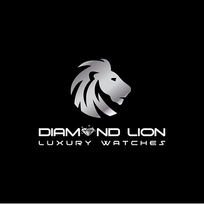 Diamond Lion Luxury Watches - Logo branding design illustration logo logo design logo design branding professional logo sophisticated logo typography vector