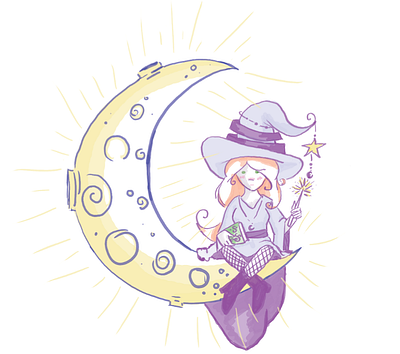 Little Witch art design illustration illustration art illustrations illustrator photoshop vector