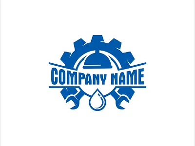 PLUMBING HEATING illustration logo plumber plumbing vector