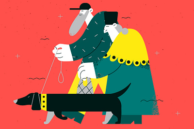 family character color design dogs family fashion funny happiness illustration love relationship